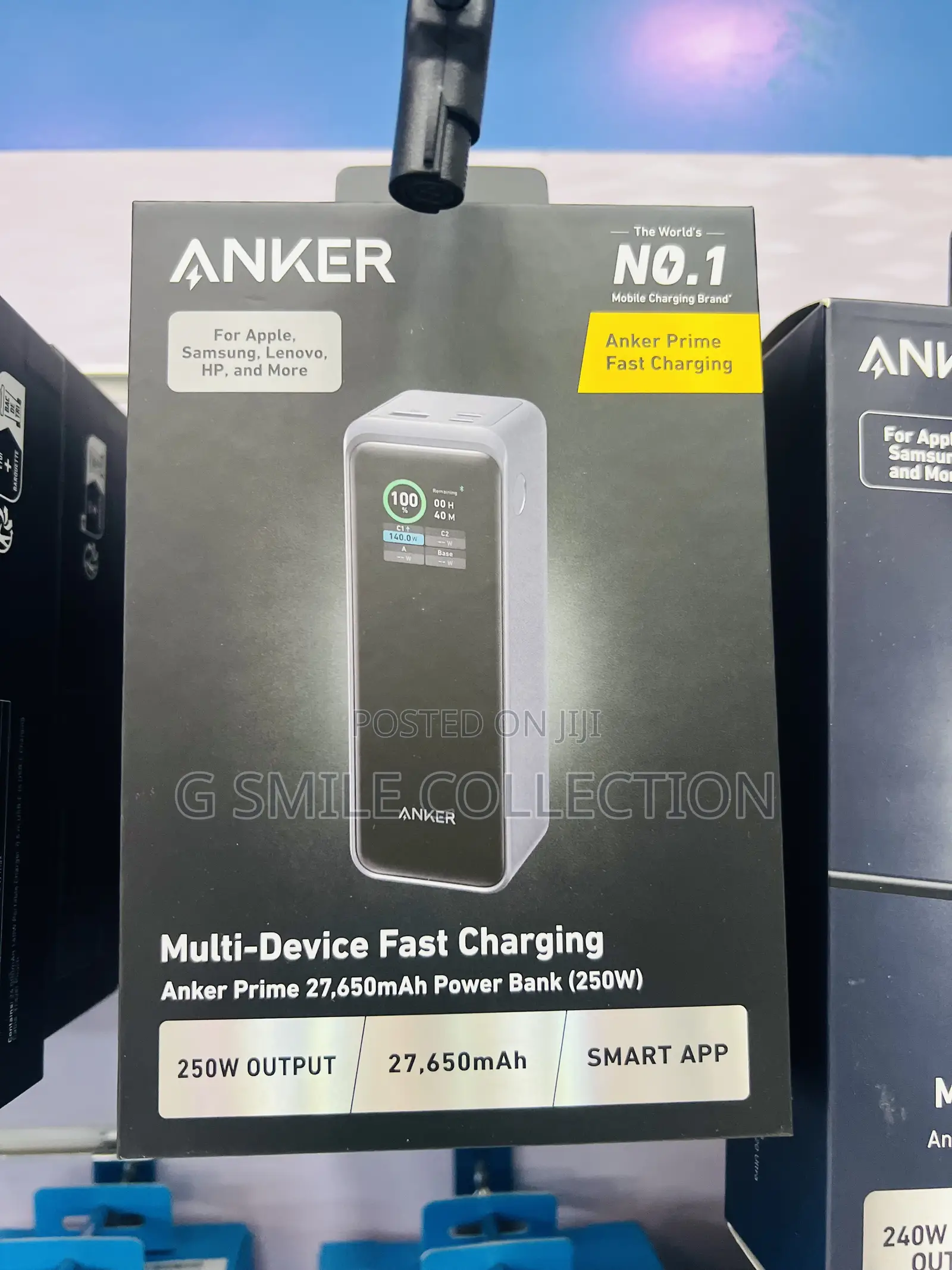 Anker Prime 27,650mah Power Bank (250w)