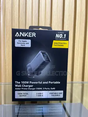 Anker Prime Charger (100w, 3 Ports, Gan)