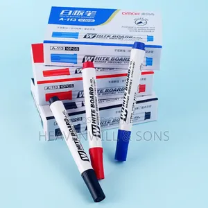 Whiteboard Marker Pens 10 PCS/Box Red, Blue, Black - Premium Quality