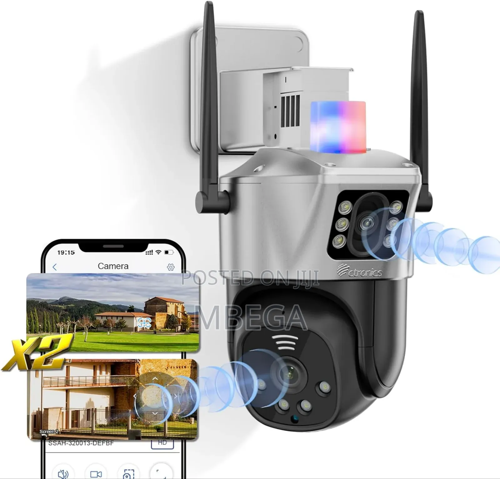 V380 Pro Dual-Lens 369 Wifi Camera