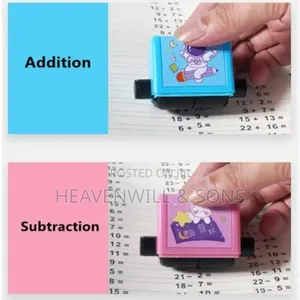 Maths Rolling Stamp Print Mathematics Questions For Primary-school