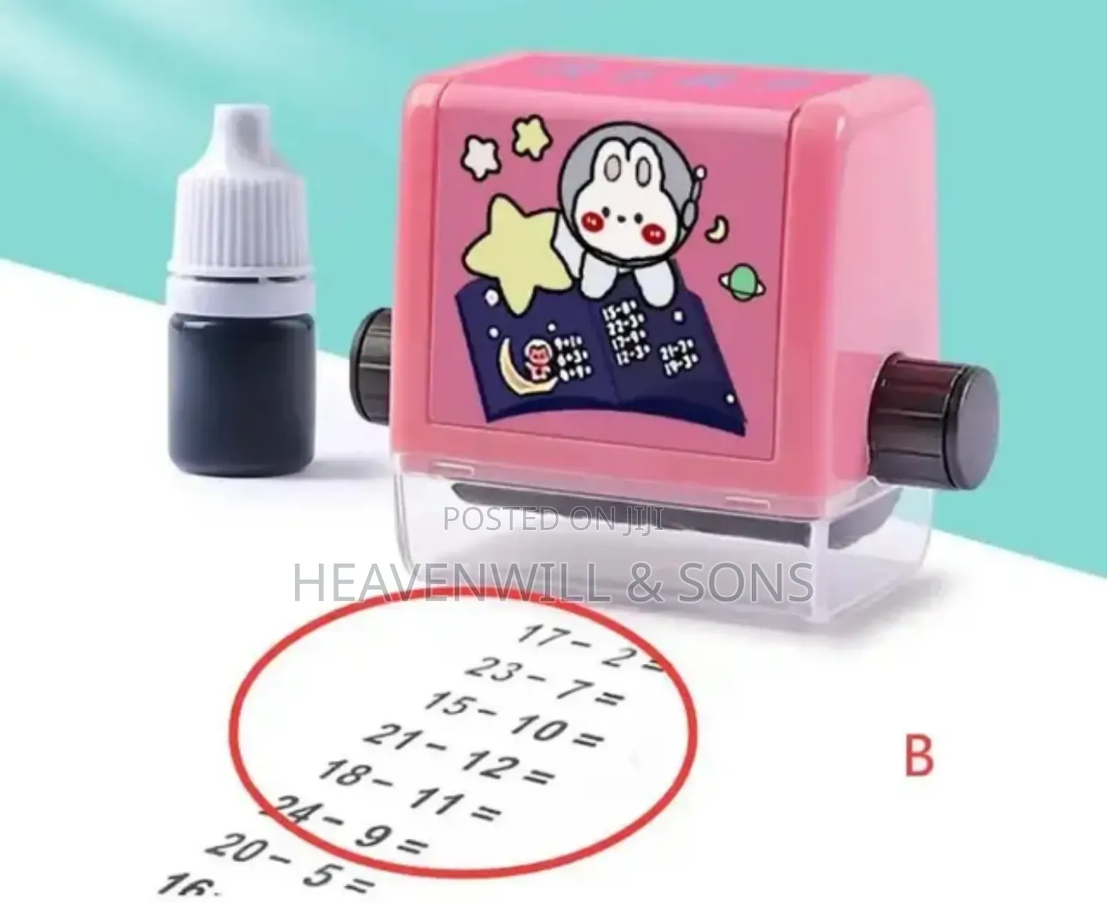 Maths Rolling Stamp Print Mathematics Questions For Primary-school