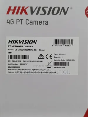 Hikvision 4mp PTZ 4g Camera — Bila Wifi | Auto Tracking | Tz