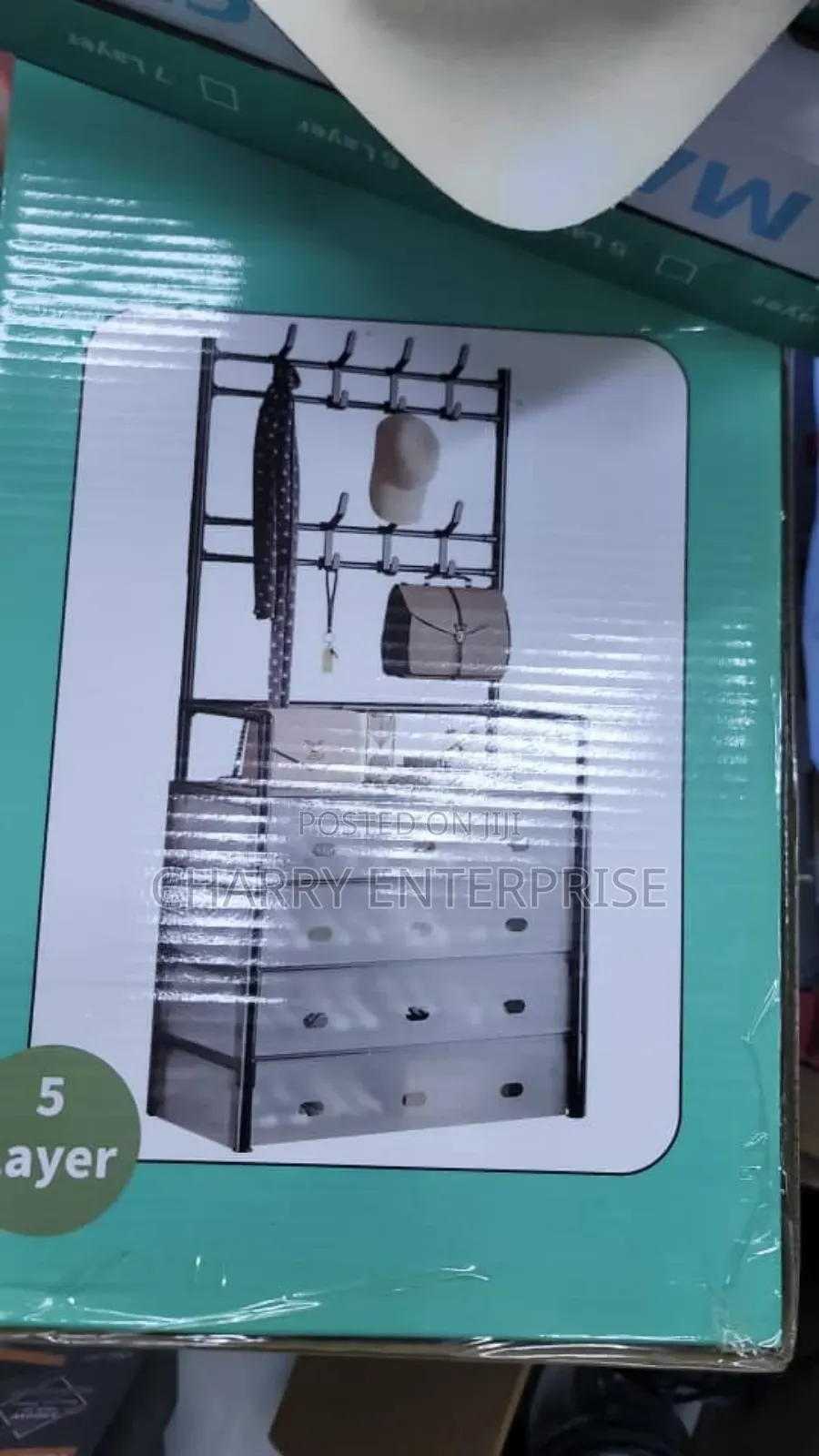 Perfect Design Dust Proof Shoe Rack Organizer, Coat Hanger and Hooks