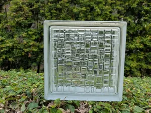 Glass Blocks Clear Size 19x19x8cm