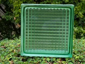 Glass Blocks Colored 19x19x8cm