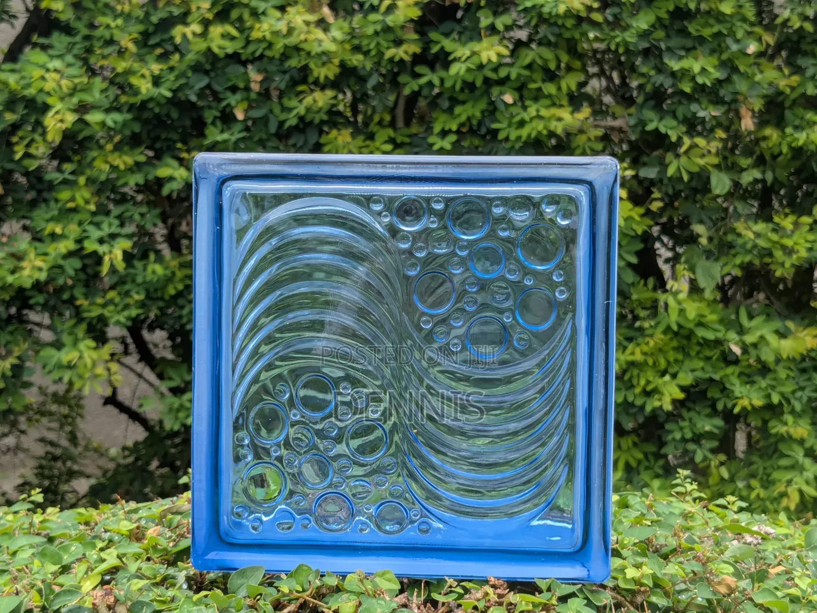 Glass Blocks Colored 19x19x8cm