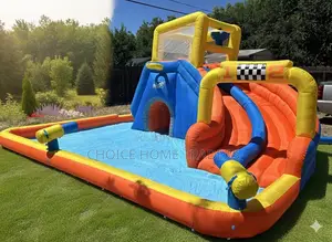 Inflatable Double Slide for Water Park Playground