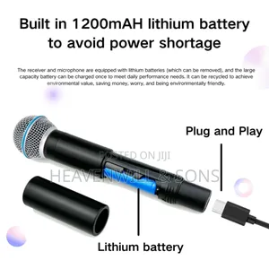 Glxd4 Rechargeable Wireless Microphone 80–100m Dual Channel