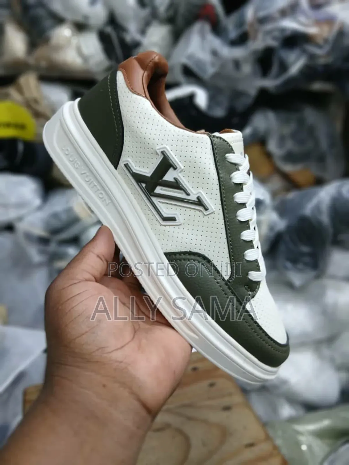 Men's Sneakers Louisvuitton Material Leather (3colors)