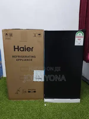 Haier Single Door Fridge 90l Black