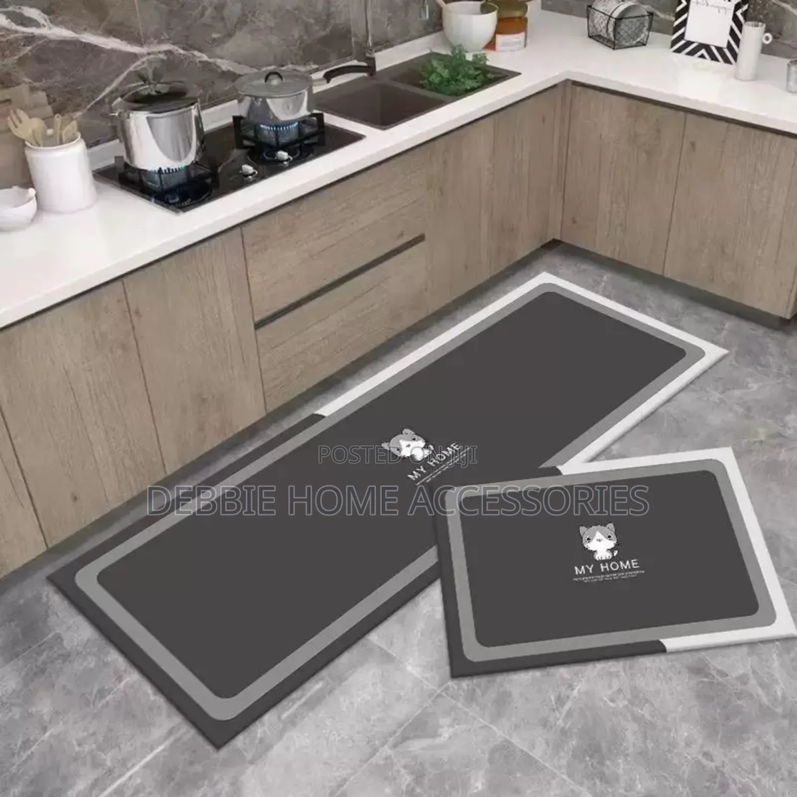Mat for Kitchen Waterproof (2 in 1)