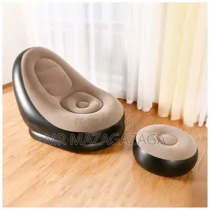 Inflatable Air Sofa With Resting Stool