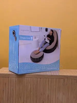 Inflatable Air Sofa With Resting Stool