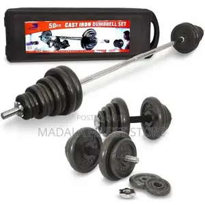 50kg Chrome Dumbbell Set