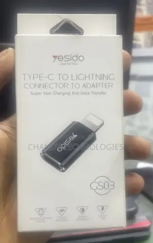 Usb-C (Type-C) Female Port to a Lightning Male Connector