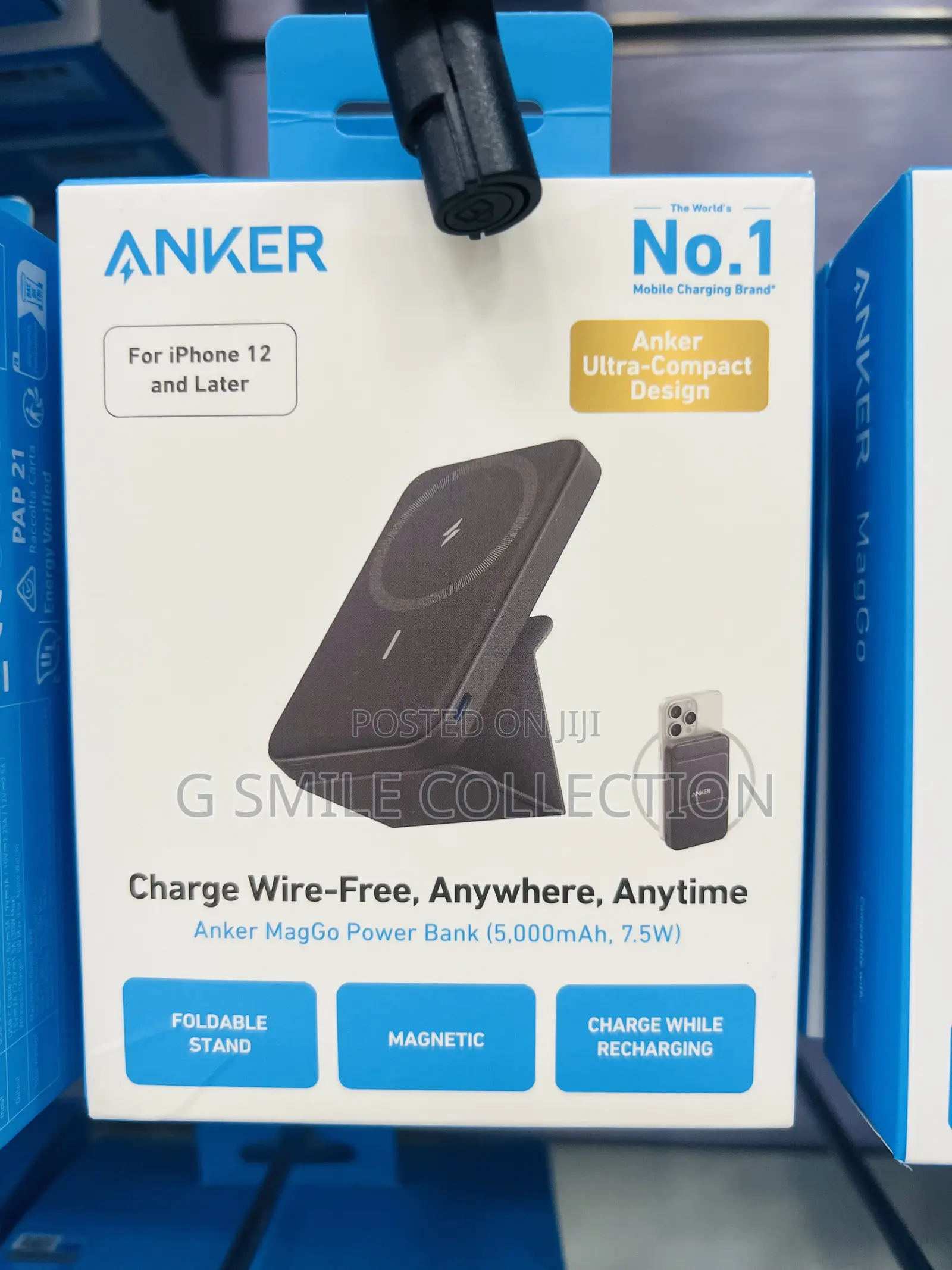 Anker Charge Wire-Free, Anywhere, Anytime Anker Maggo Power Bank