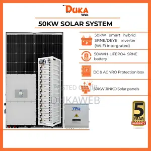 50kw Complete Solar System – 50kwh Battery