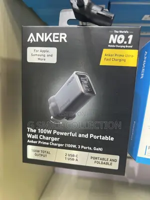 Anker Prime Charger (100w, 3 Ports, Gan)