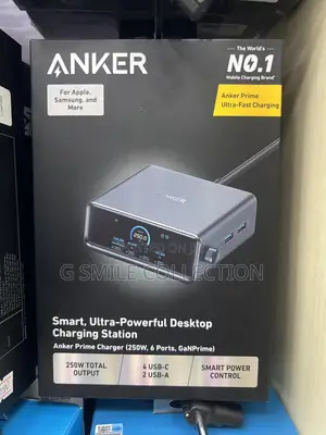 Anker Prime Charger 250w 6 Port Gan Prime