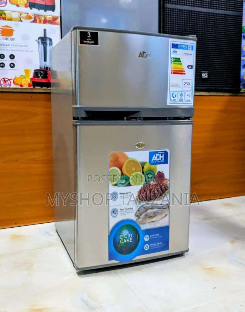 Adh Fridge L90 Double Door Silver Coor