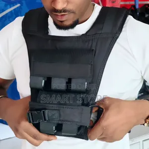 10kg Adjustable Weight Vest – Black