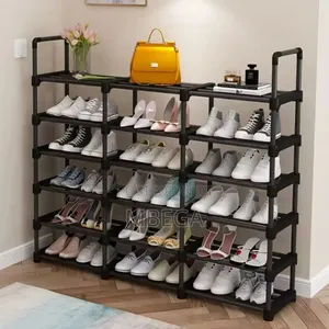 Multi Layer Floor Shoes Rack*
Size:6 Layers
Dimension:135*28*110cm