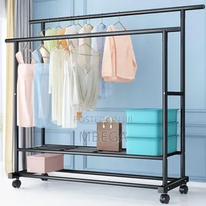 *#2-Tier Double Pole Clothes Organizer* 65 Kg
Dimension:109*158cm
