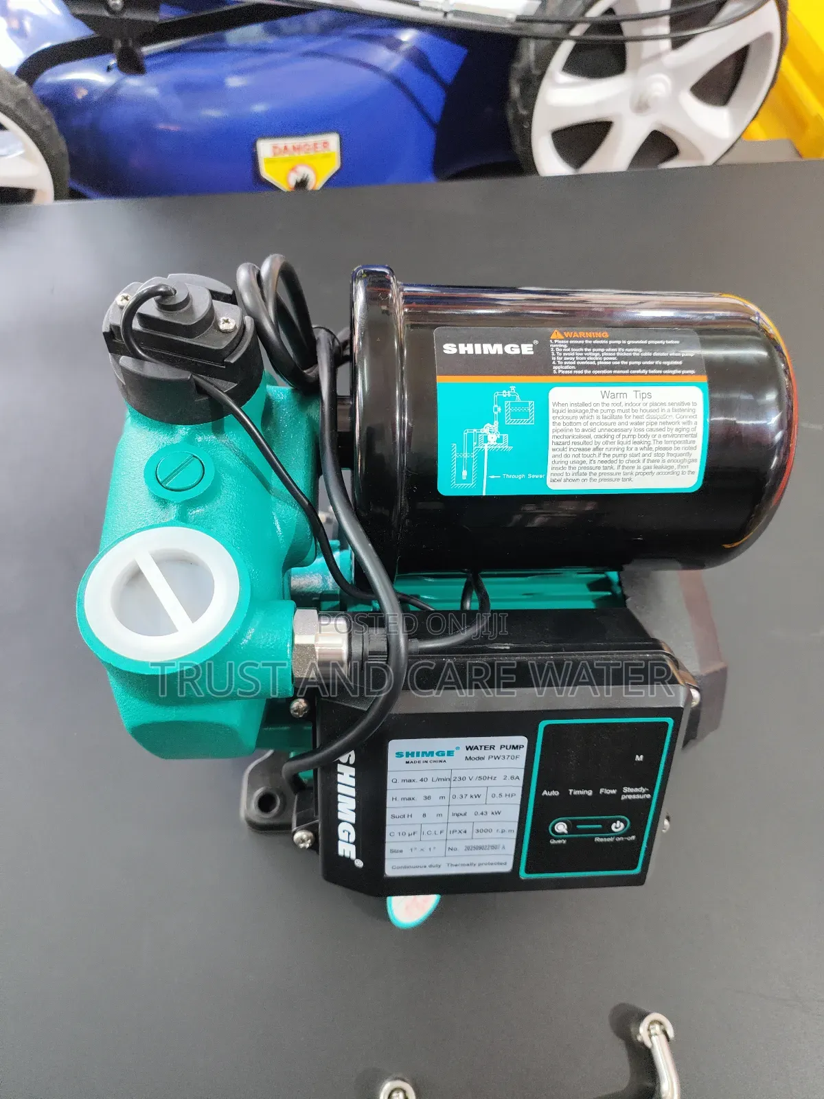Shimge Surface Pump 0.5hp With Pressure Controller