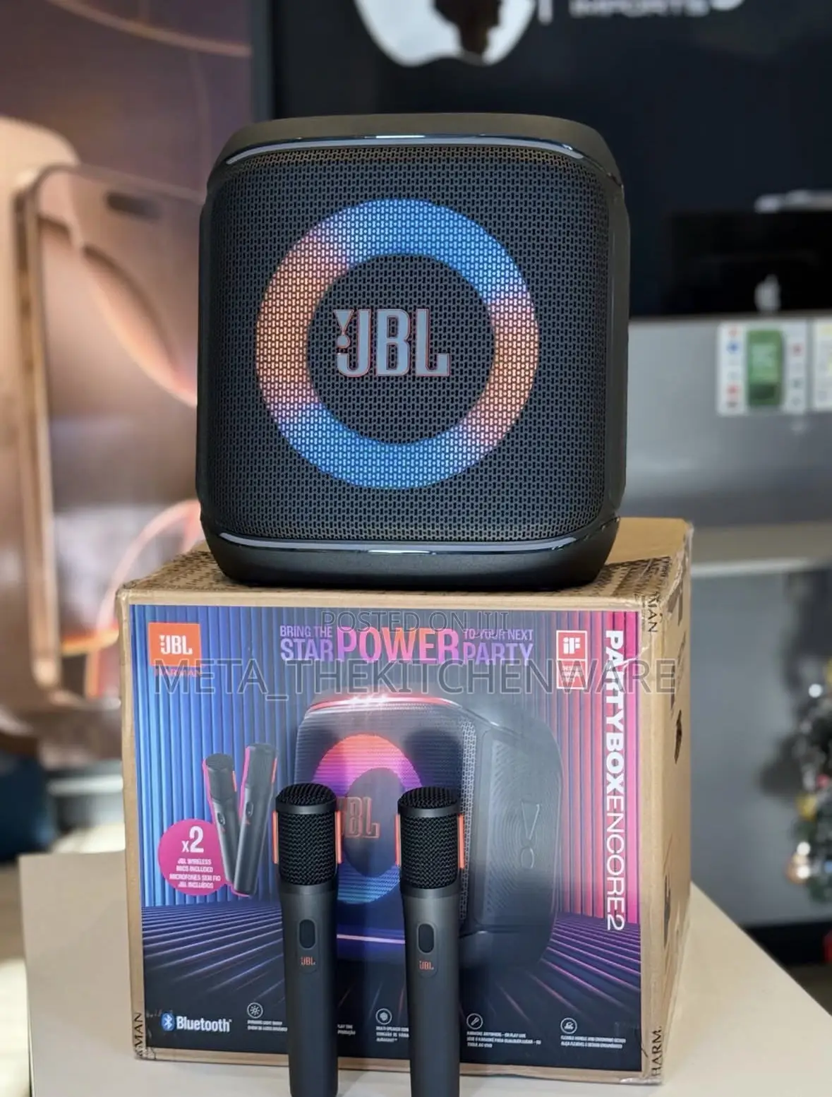 JBL Partybox Encore 2 With 2 Mic 100w