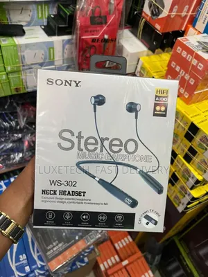Sony Ws-302 Stereo Music Earphone Neck Headset