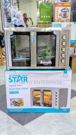 Winning Star Double Door Electric Oven Capacity100l Bake, Roast, Grill