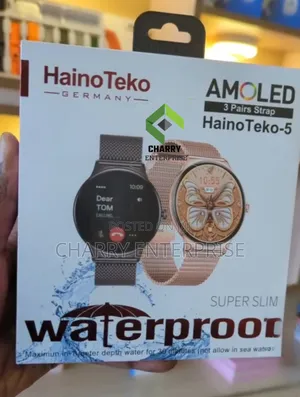 Hainoteko-5 Lady Watch Water Proof Amoled Contact Message Music