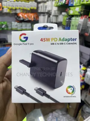 Samsung 45w Pd Adapter With a Usb-C to Usb-C 5a Cable.