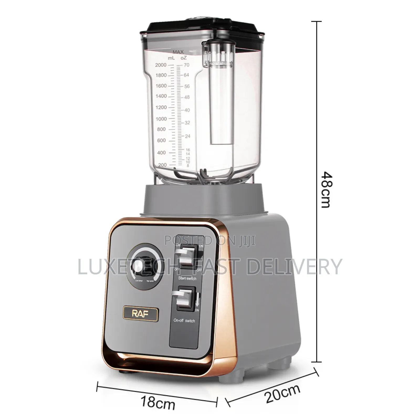 Raf R.2942 Smoothie Blender 2 Liters