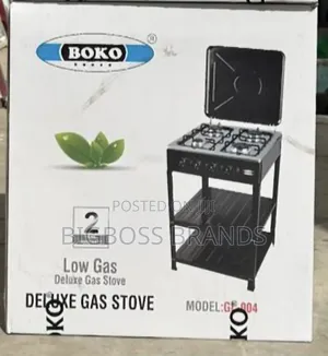 Boko Full Gas Standing Stove 4 Plates  
