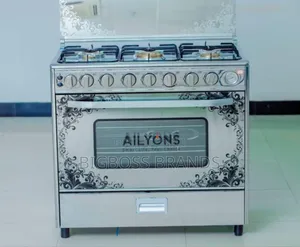 Ailyons Full Gas Free Standing Cooker 60x90 5 Plates