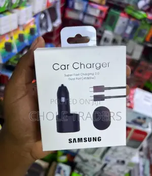 Dual Port Samsung Car Charger