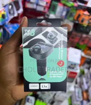 X8 Multifunction Wireless Bluetooth Mp3 Player Car Charger