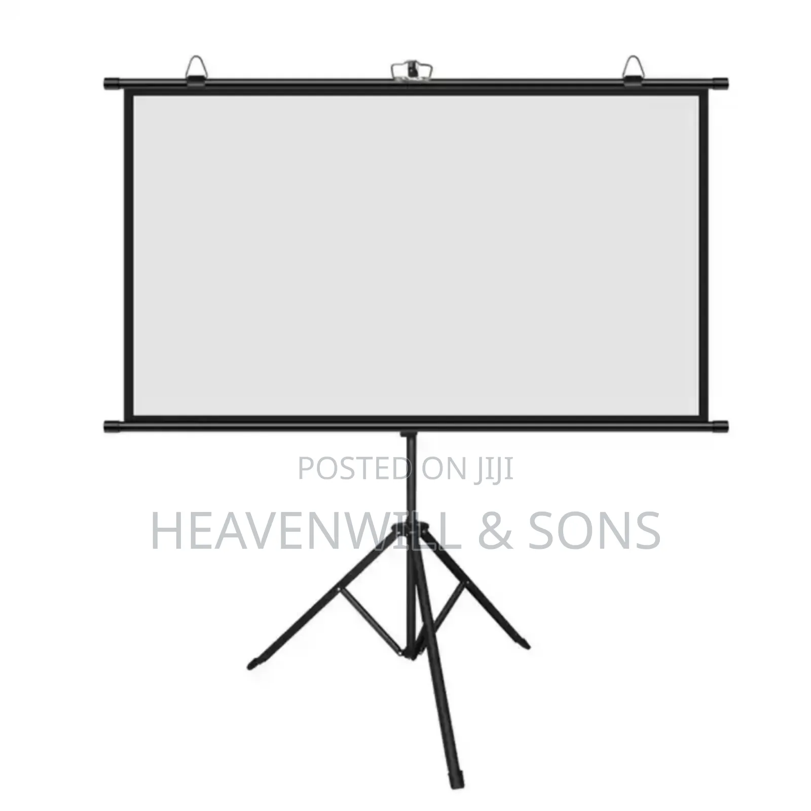 150 Inches (332cm × 187 Cm) Portable Projectorscreen With Tripod Stand