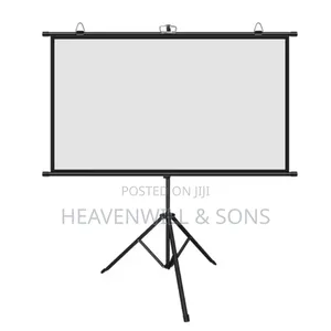 150 Inches (332cm × 187 Cm) Portable Projectorscreen With Tripod Stand