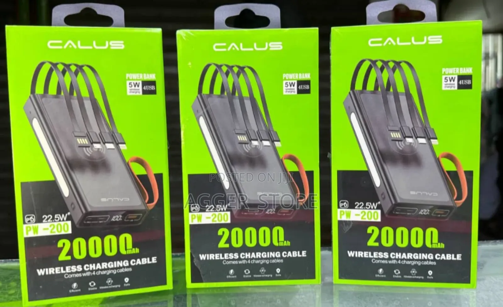 Calus Wireless Power Bank Original**Pw - 200**20000mah*
