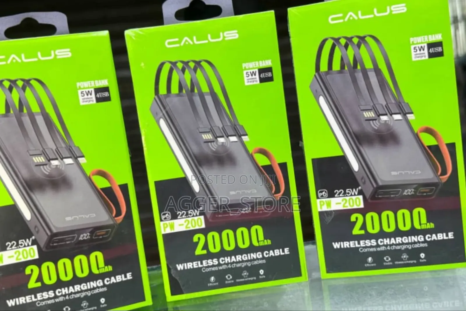 Calus Wireless Power Bank Original**Pw - 200**20000mah*