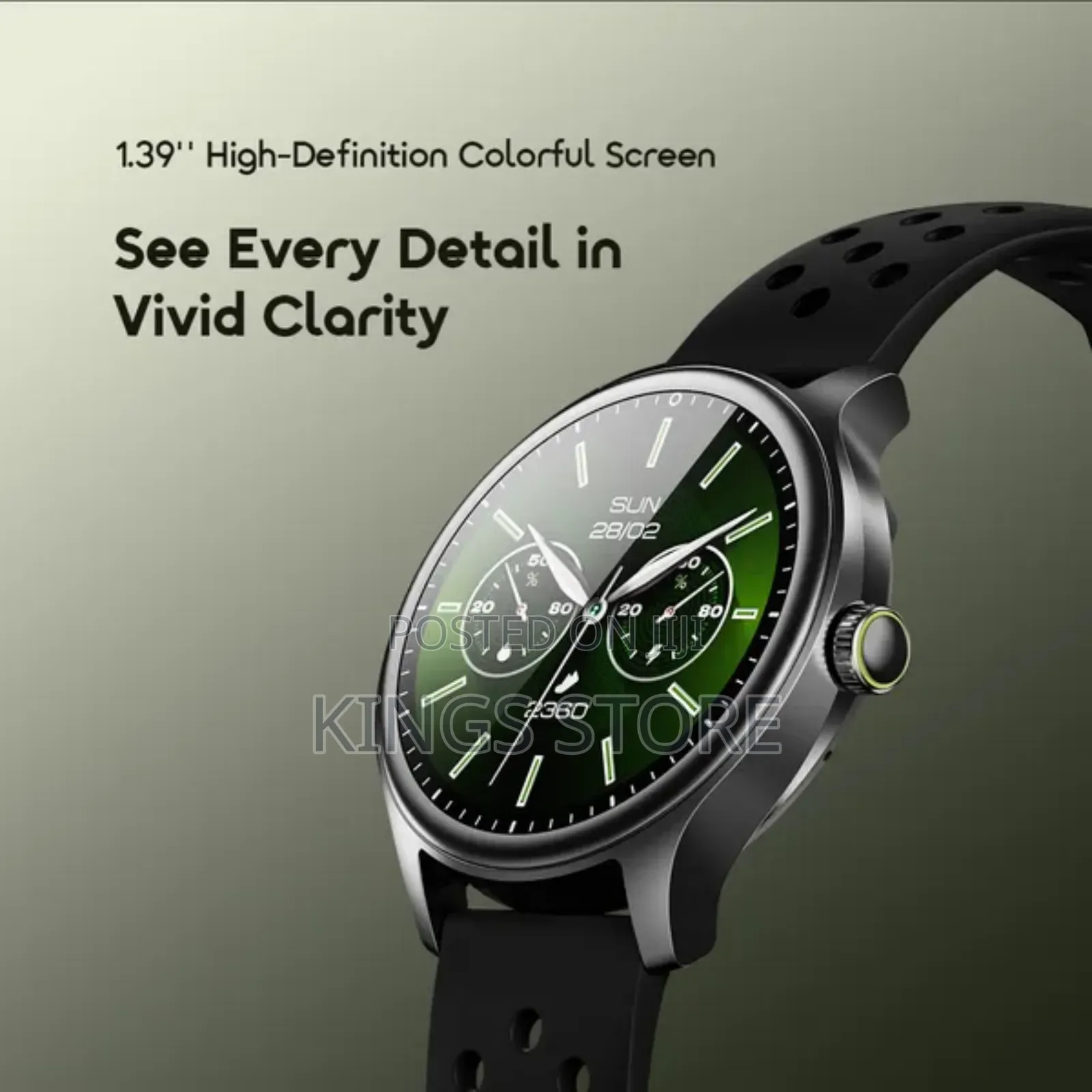Oraimo Watch 6r 1.39'' Anti-Scratch Ip68 Smart Watch