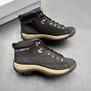 This Is a Pair of Black Caterpillar Active Alaska Boot