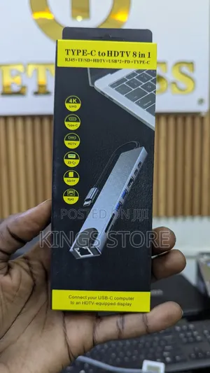 8 In1 Usb C Hub Adapter (Type C)