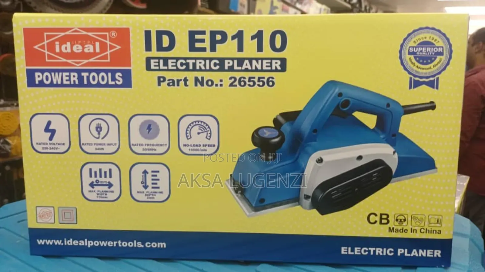 Ideal Id Ep110 Electric Planer – Nguvu Usahihi Kwa Kazi Za Useremala
