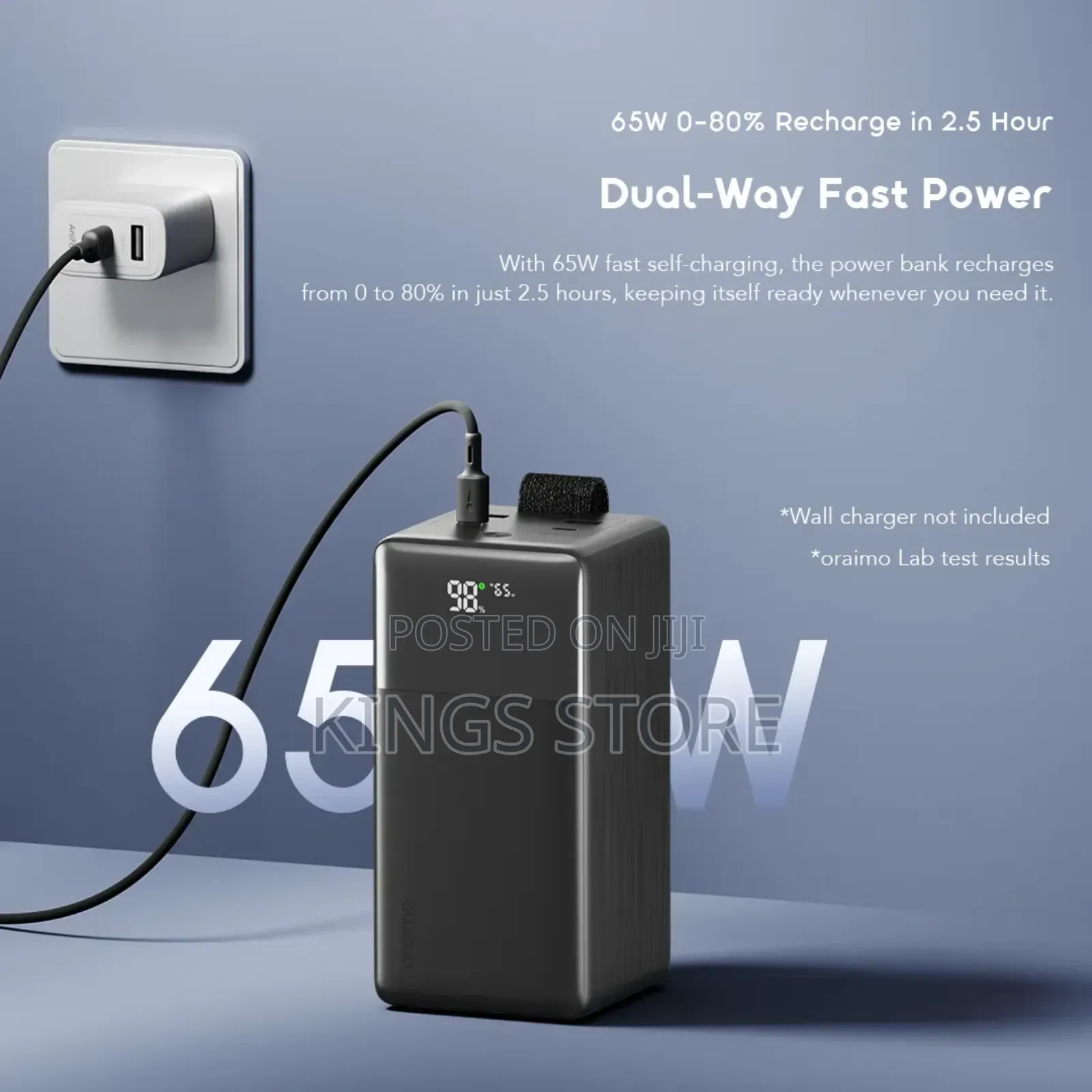 Oraimo Powerjet 501 50000mah 85w Fast Charging Power Banks