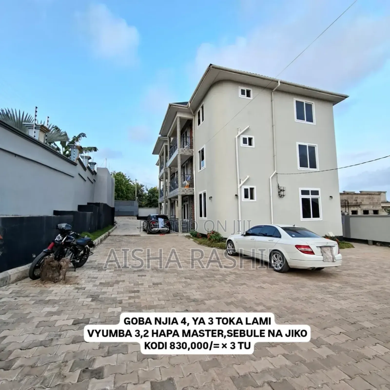 3bdrm Apartment in Goba for rent