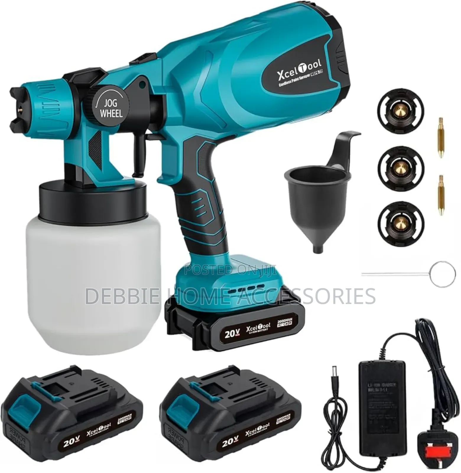 Portable Hvlp (High Volume Low Pressure) Cordless Paint Spray Gun.